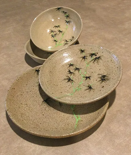 handmade pottery plates