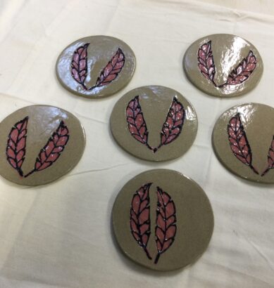 Leaf Coasters