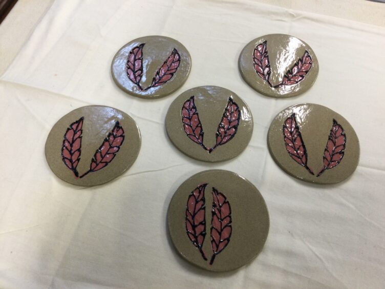 Leaf Coasters