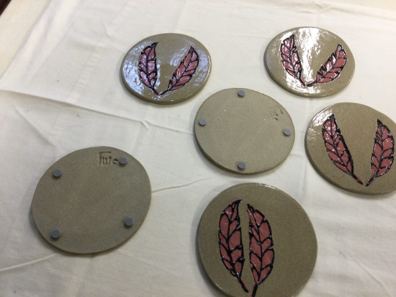 Leaf Coasters