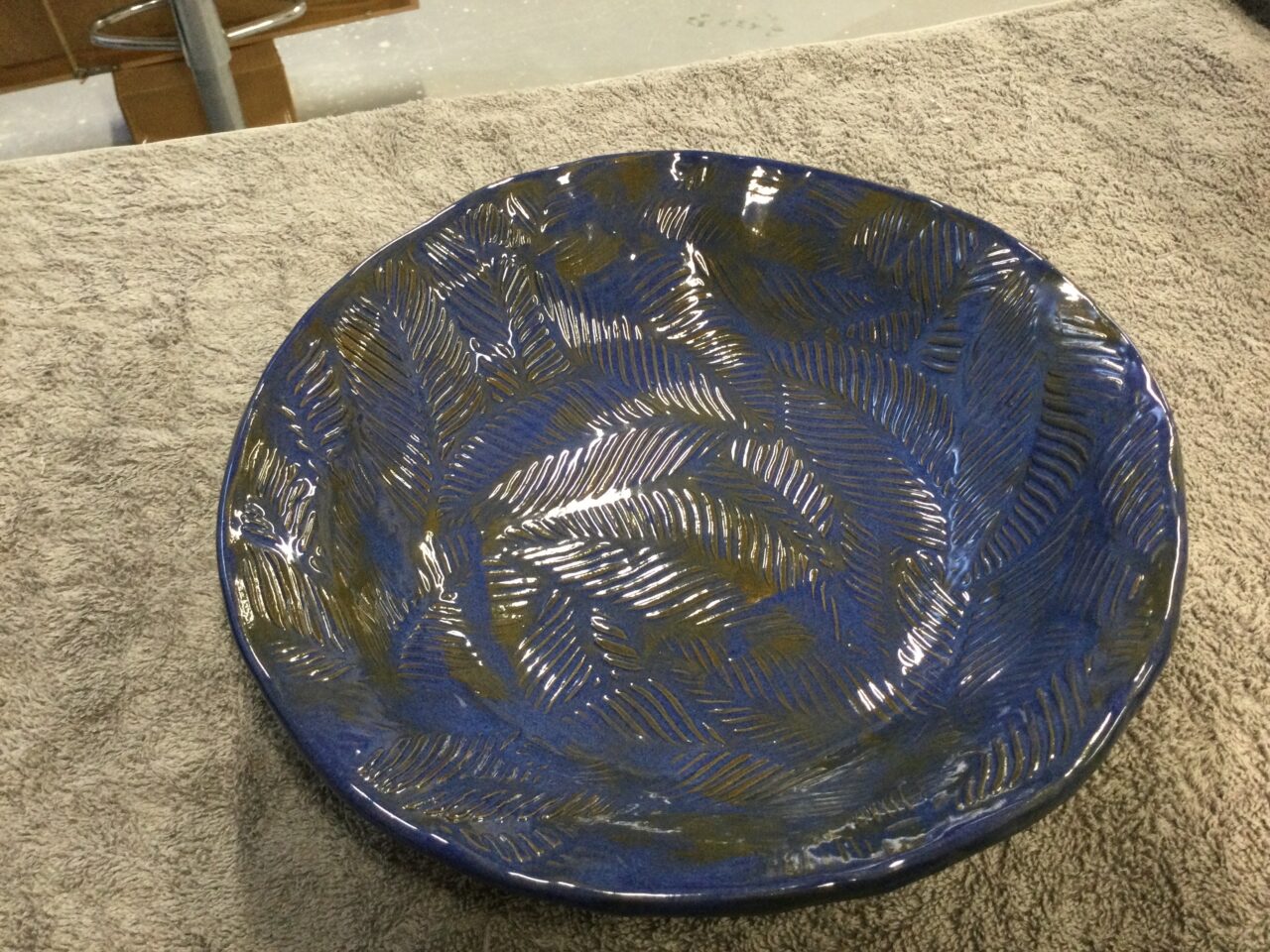 Large Blue Bowl