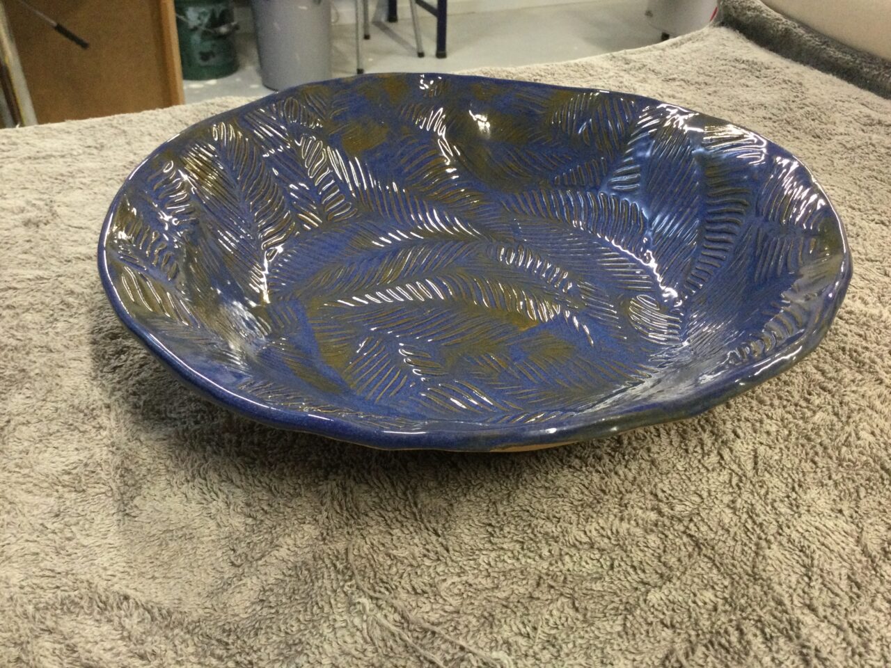 Large Blue Bowl