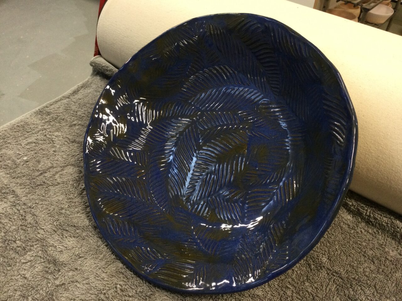 Large Blue Bowl