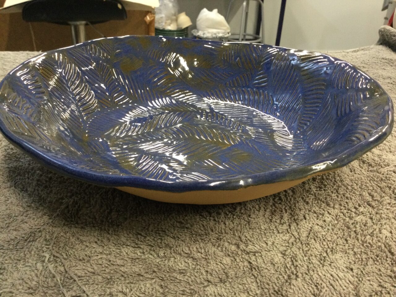 Large Blue Bowl